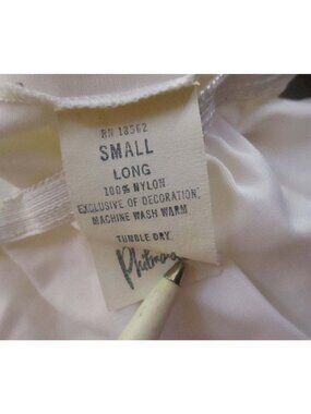 True Vintage Slip Small Philmaid Half Slip Long Nylon Lace Double Slits